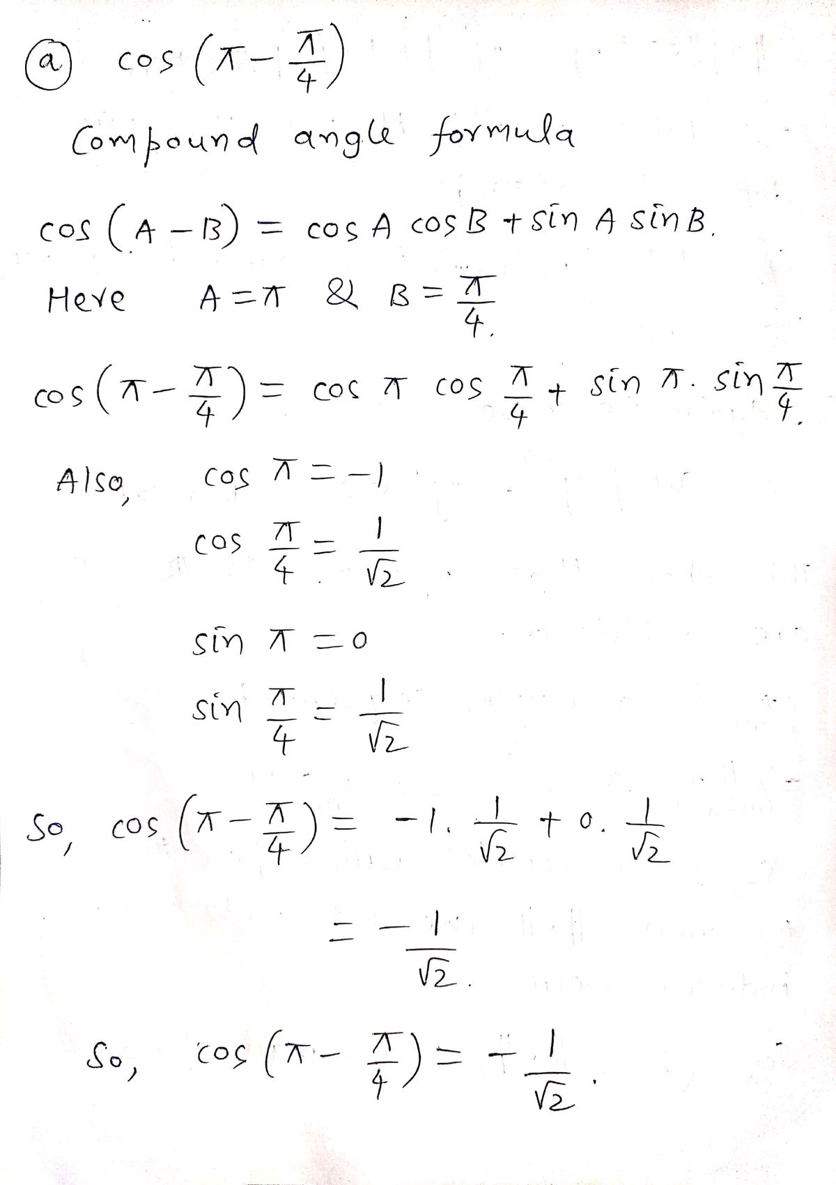 Advanced Math homework question answer, step 1, image 1